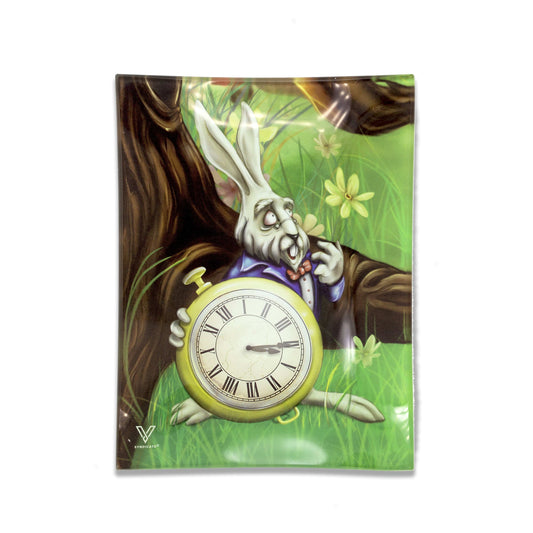 White Rabbit Glass Tray 2 Size Options