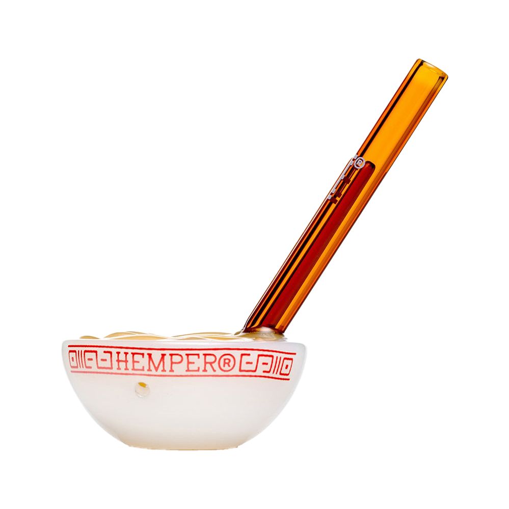 Hemper Ramen Glass Hand Pipe - 3.25"