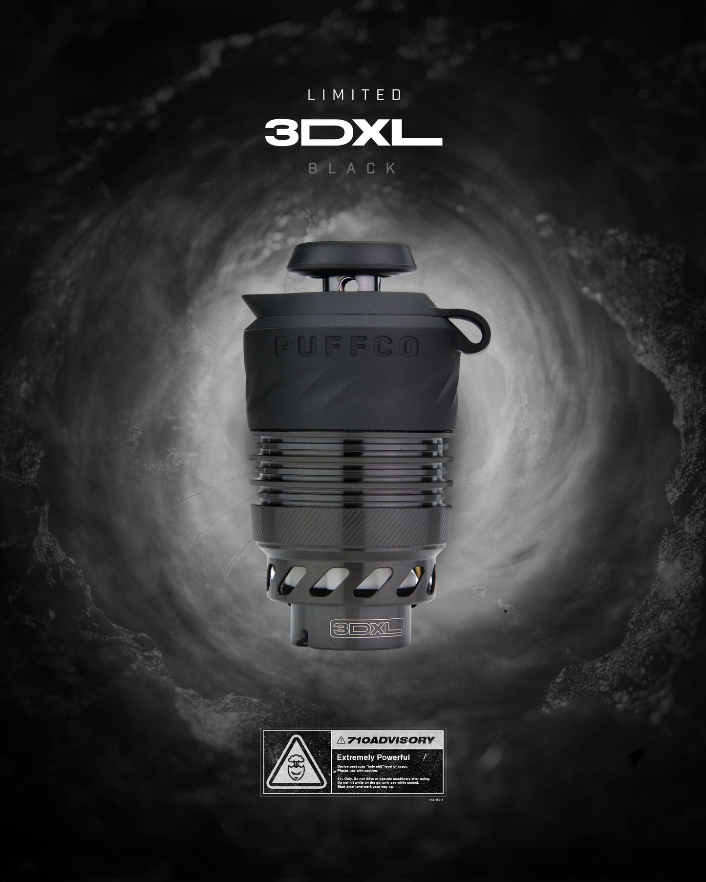 Puffco Peak Pro 3D XL Replacement Chamber - LE Full Black