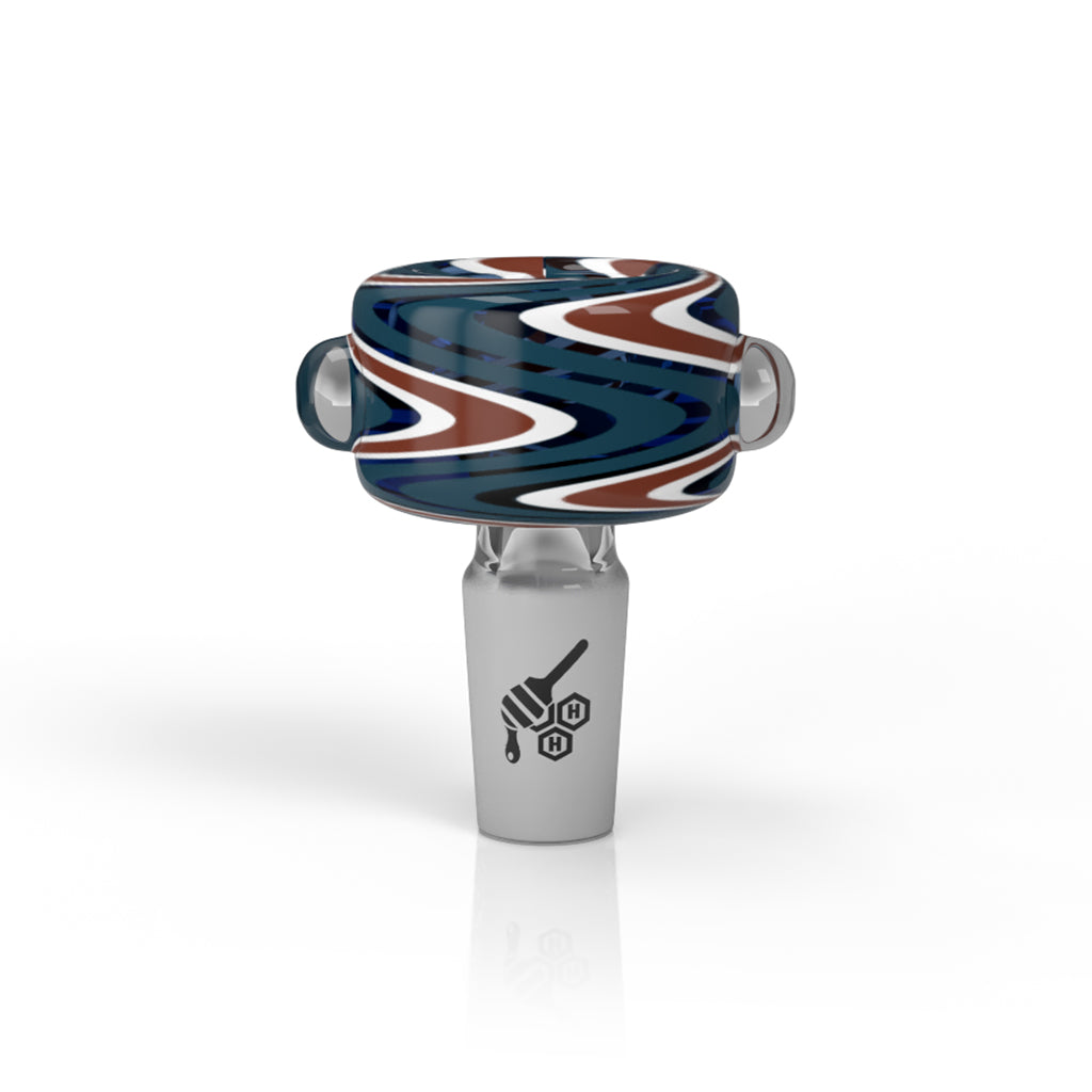 BASIN ZIG ZAG STIPPED FLOWER BOWL 4 Color Options