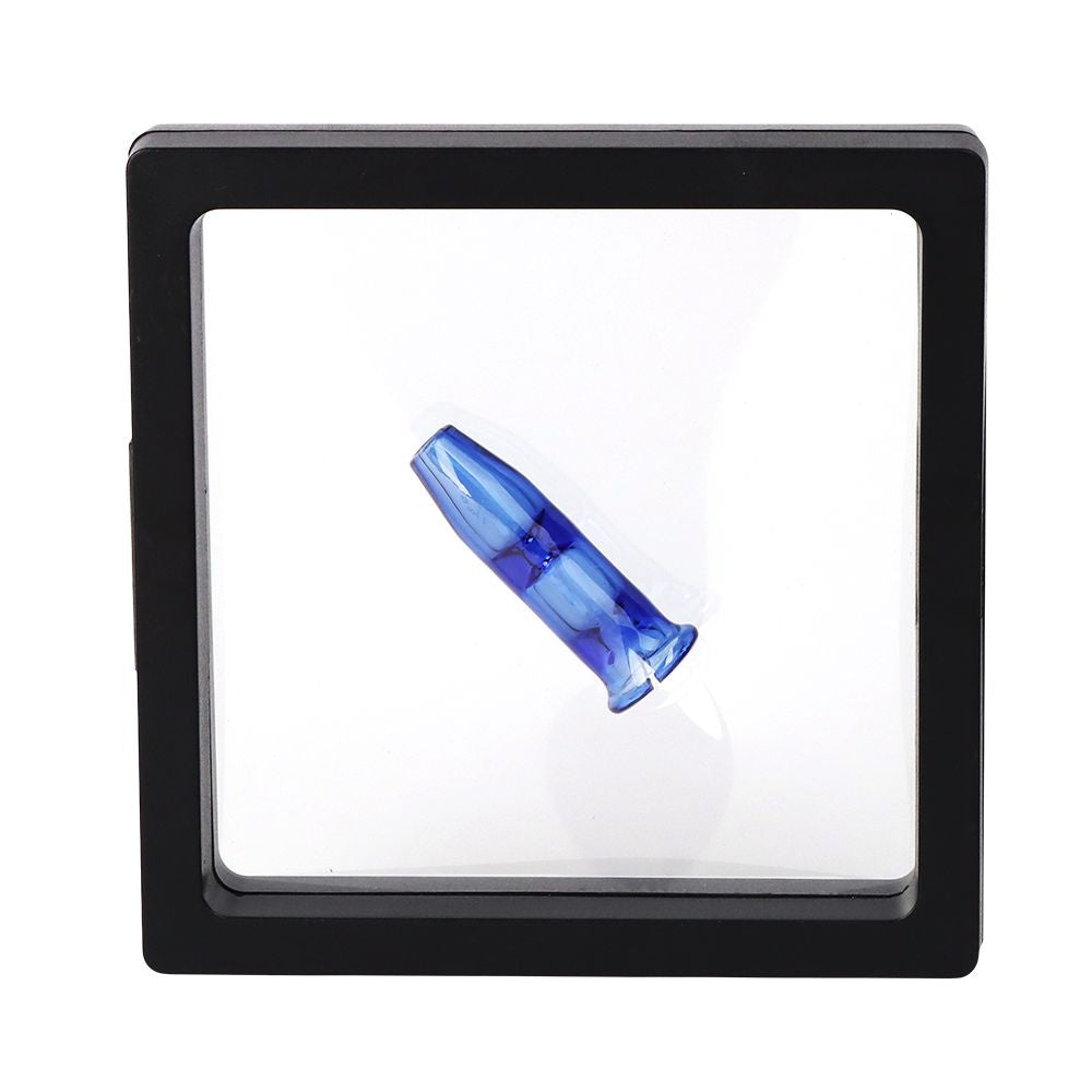 Pulsar Bullet Tip Glass Mouthpiece Attachment for Puffco Pivot w/ Display Stand - Colors Vary