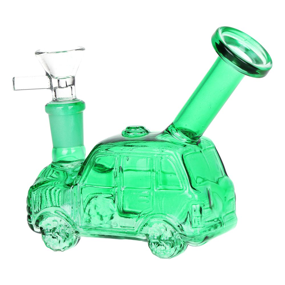 Station Wagon Mini Glass Water Pipe - 4.5" / 14mm F / Colors Vary