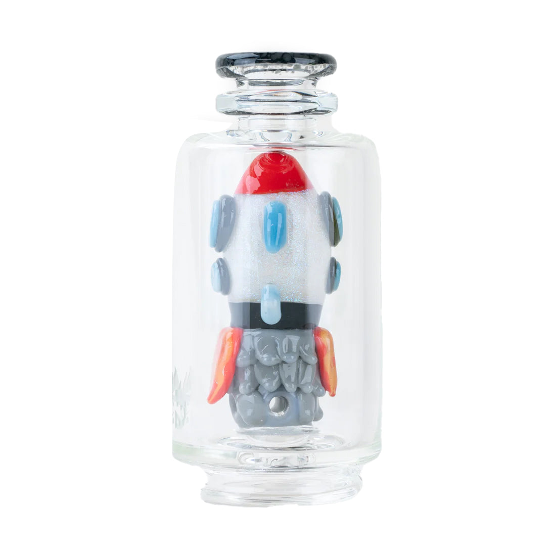 Empire Glass Works Rocket Ship Peak Top