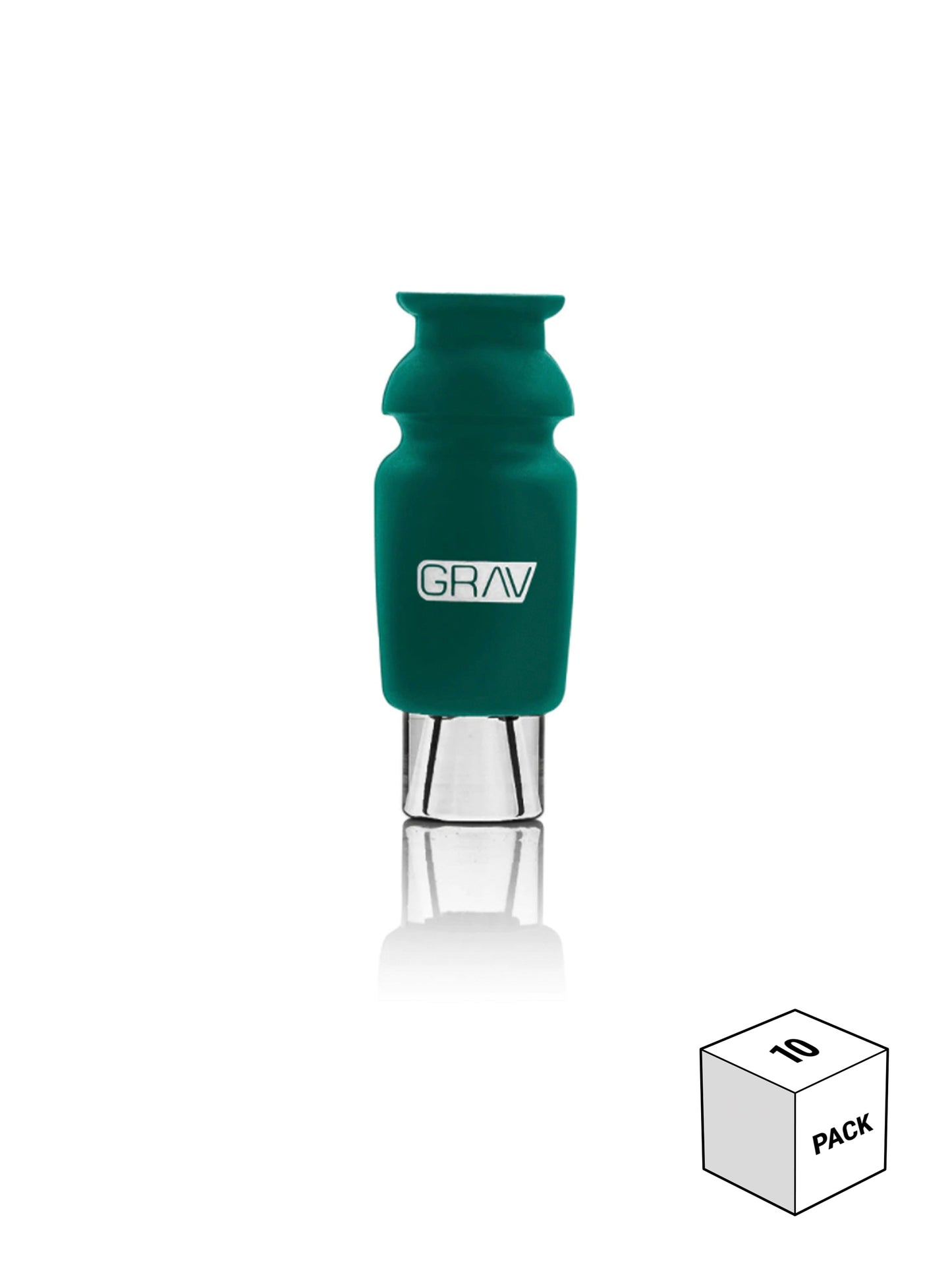 GRAV® Silicone-Capped Glass Crutch 10packs 8 Color Options