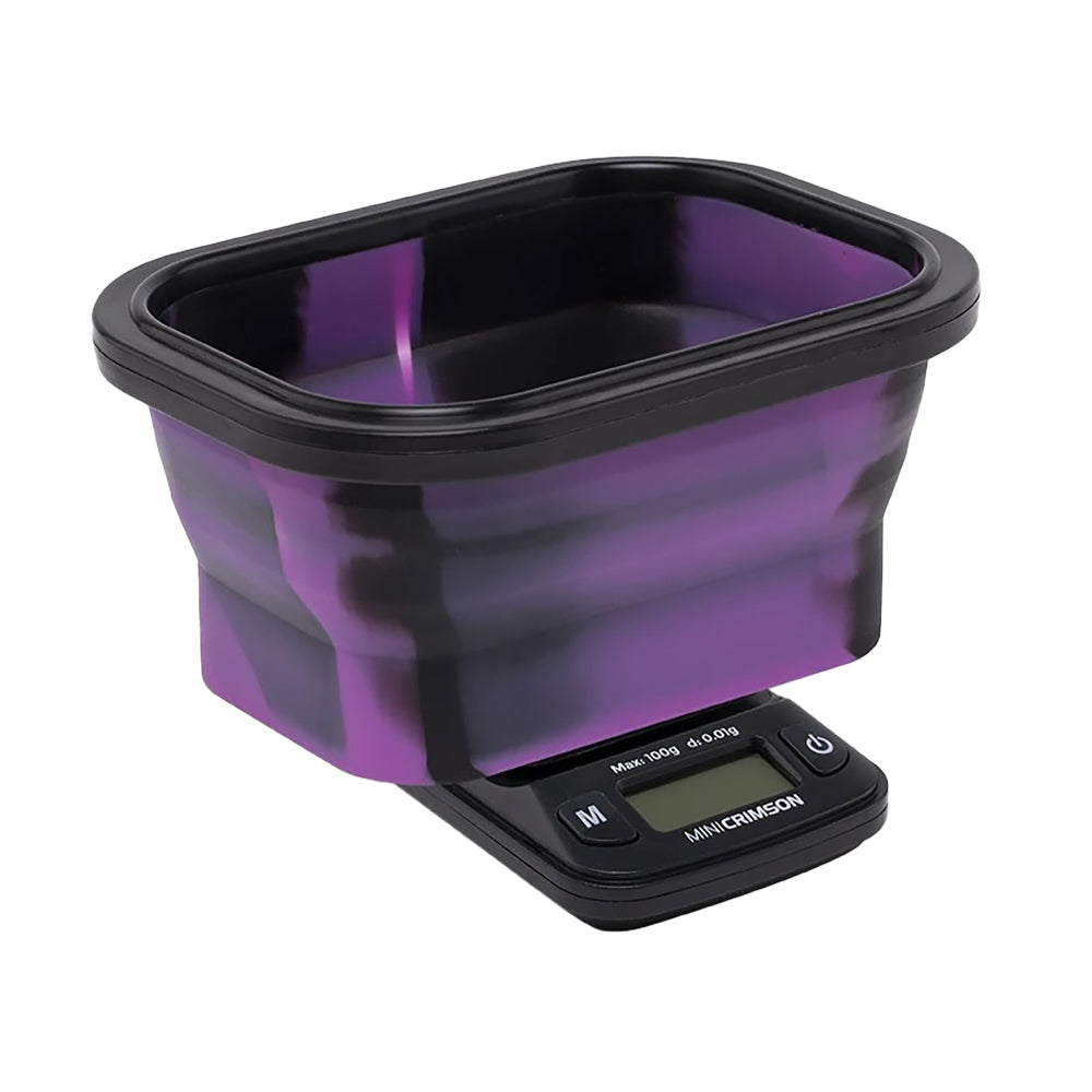 Truweigh Mini Crimson Collapsible Bowl Scale - 4 Color & 3 Weight Options