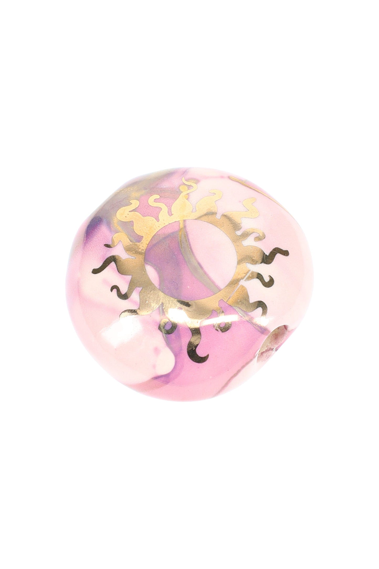 Ancient Creations Ceramics Round Ceramic Smoke Stone – 2″ – US-Made