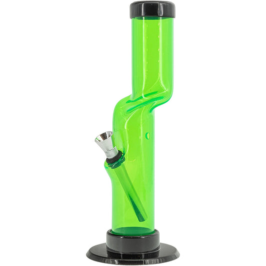 Acrylic Kink Neck Bong 9-12" Acrylic Kink Neck Bong - Multiple Colors