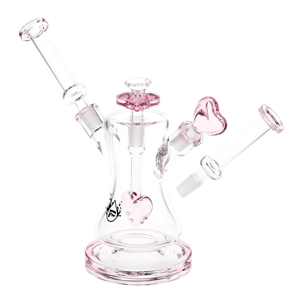 Pulsar Date Night: Part 2 Dual Neck Glass Water Pipe | 8.5" | 14mm F