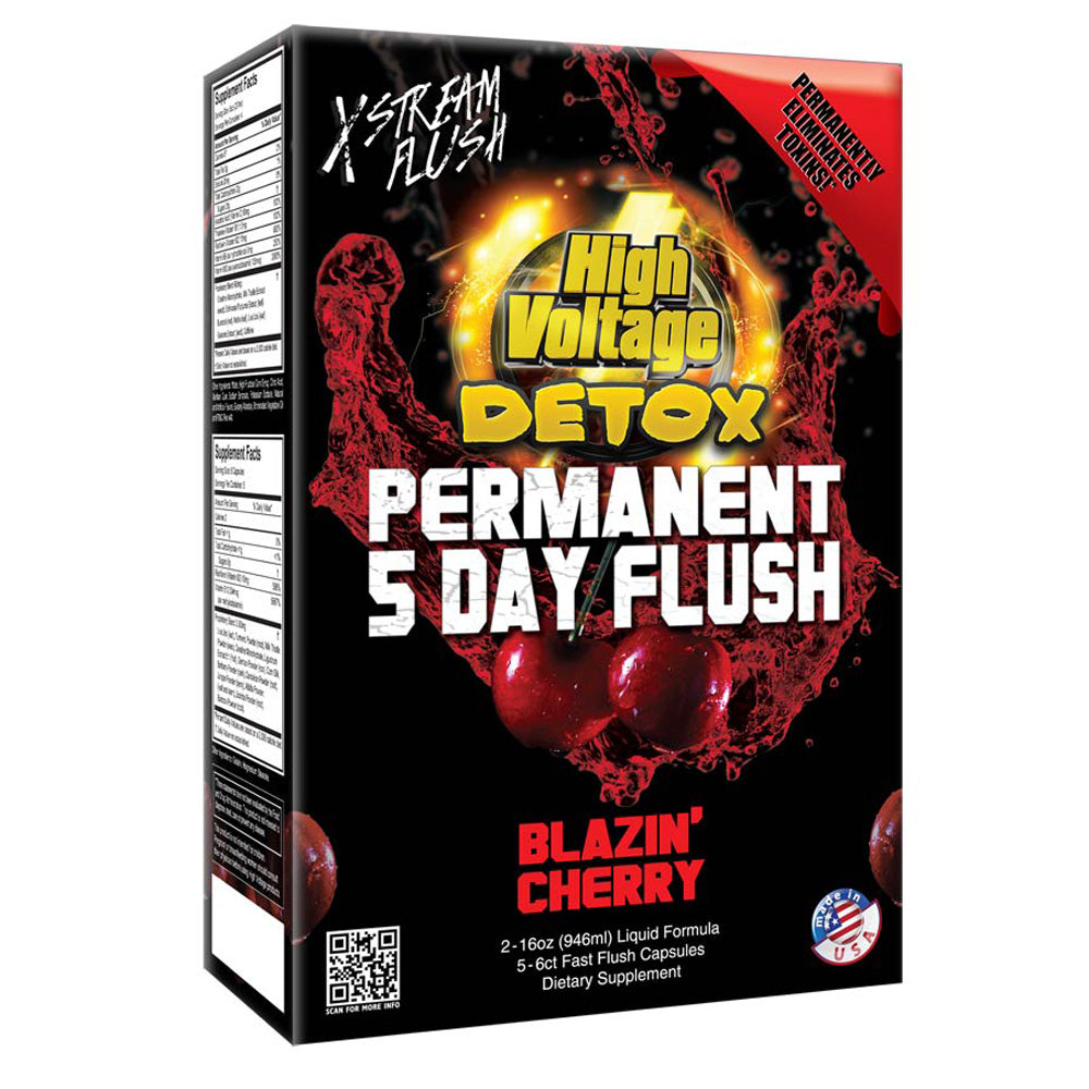 High Voltage Detox Permanent 5 Day Flush 4 Flavors