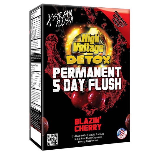 High Voltage Detox Permanent 5 Day Flush 4 Flavors