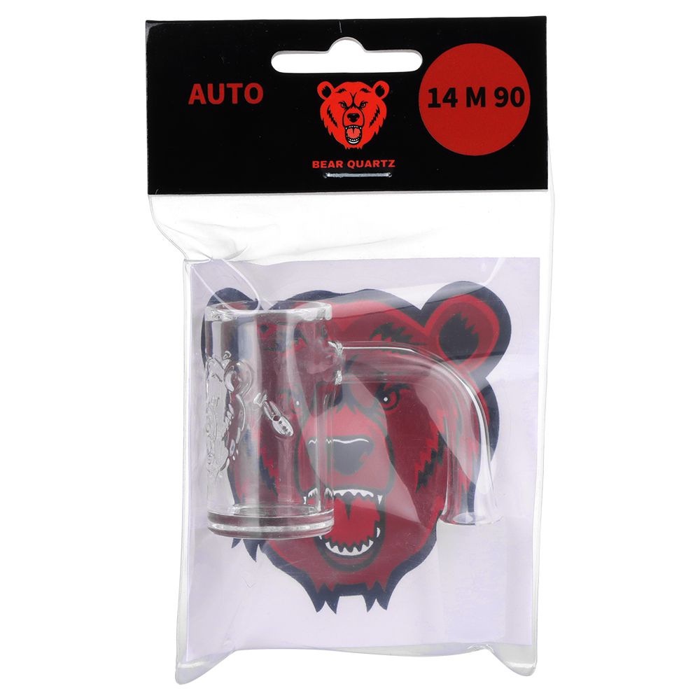 Bear Quartz 25MM Auto Spinner Banger | 90 Degree