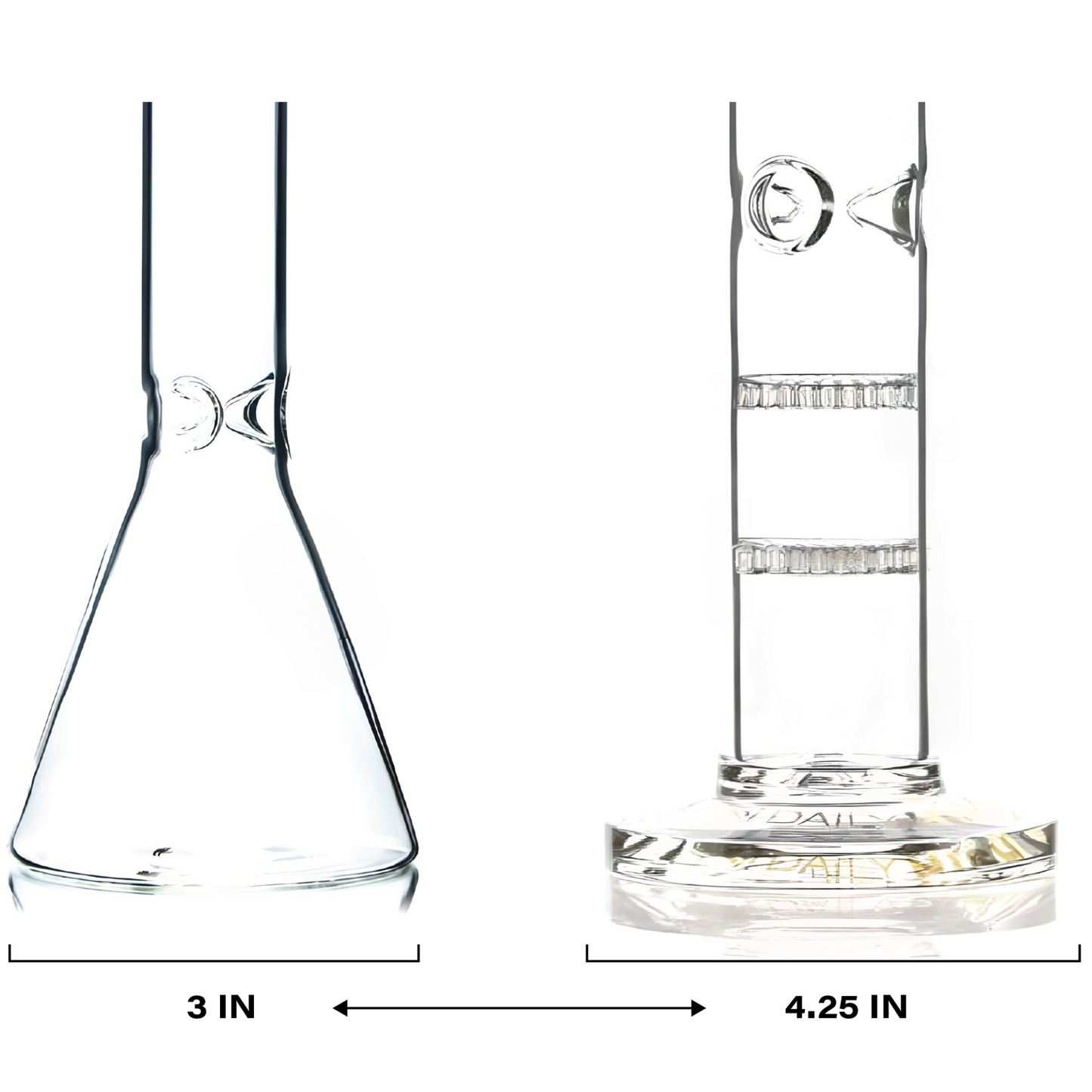 Bong Base Bumper USB Rechargeable 3in-4.25in Bases Silicone Fits Variety of Shapes - 8 Color Options
