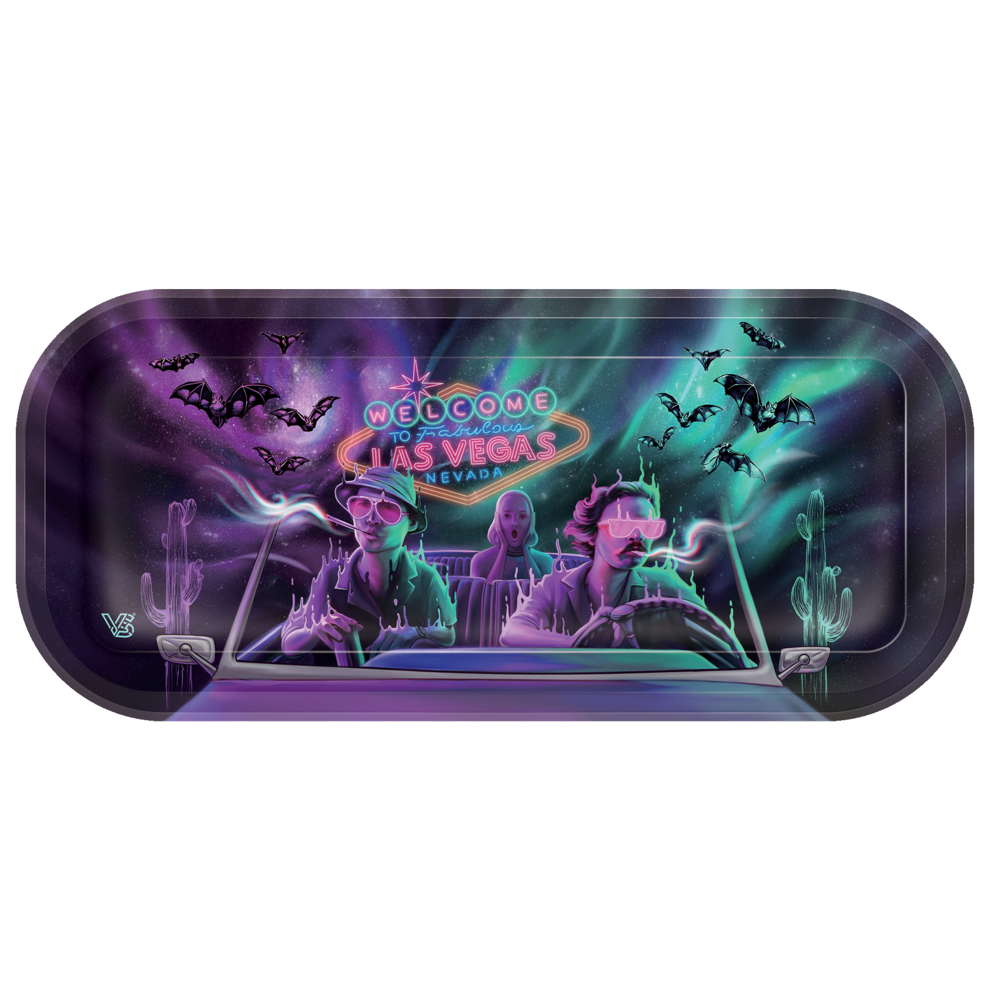 Bat Country Rollin Tray With Magnetic Lid 3 Size Options