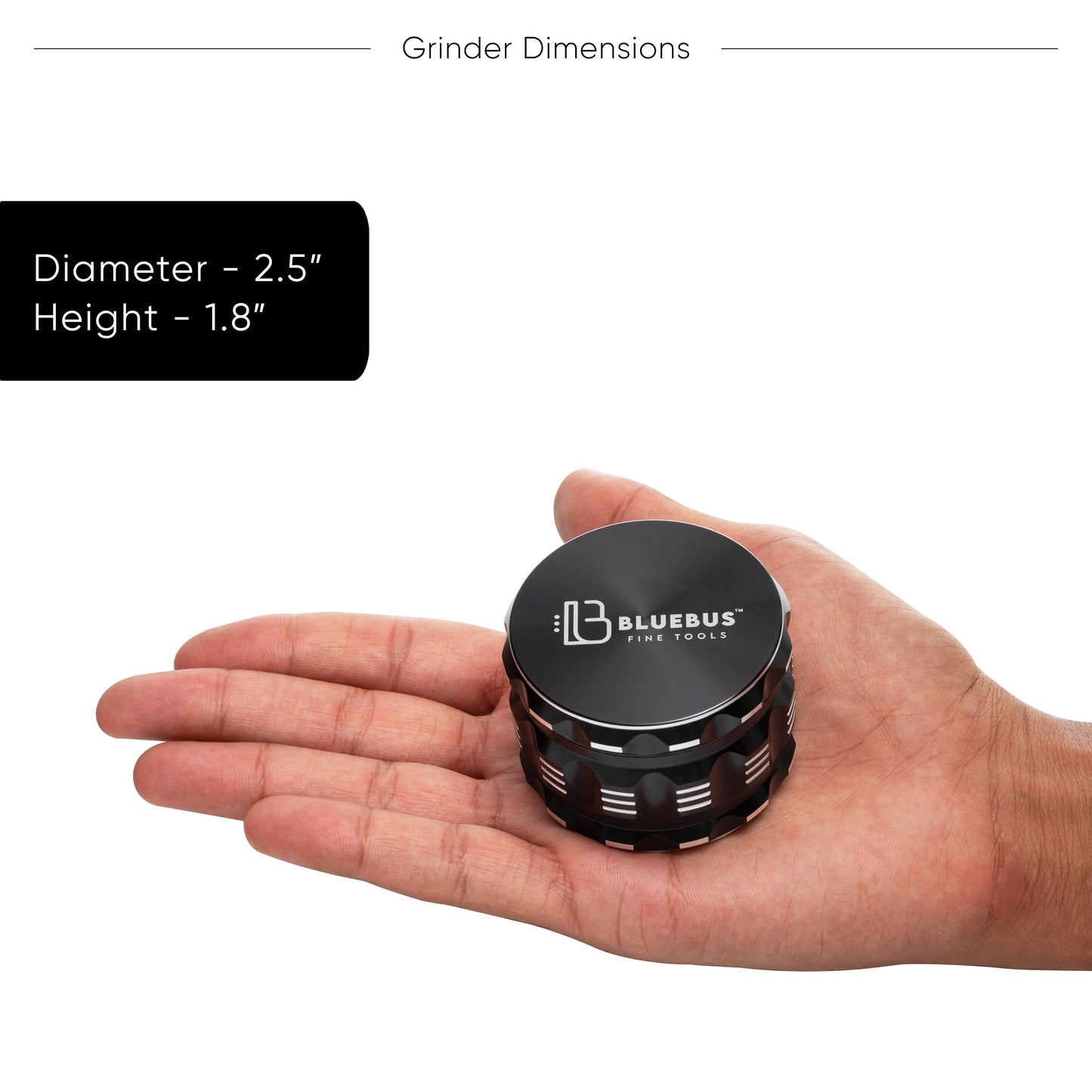 GAC 2.5" Ceramic Grinder 5 Color Options