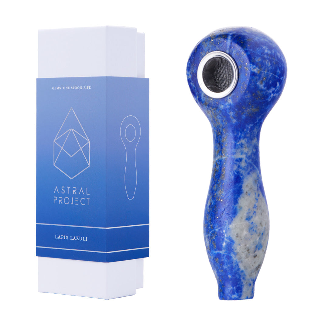 Astral Gemstone Spoon Pipes 11 Color Options