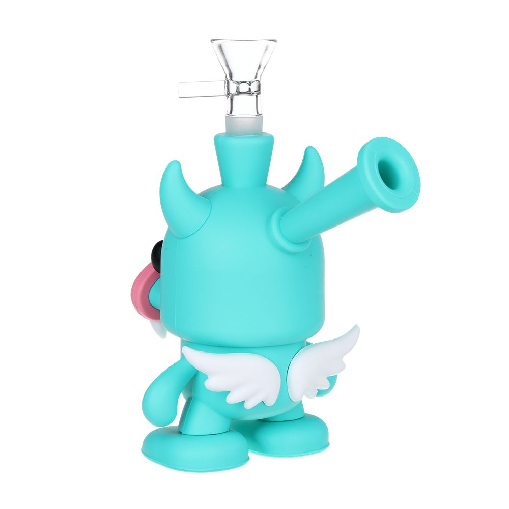 Vampire Cow Silicone Bubbler - 6" / Colors Vary