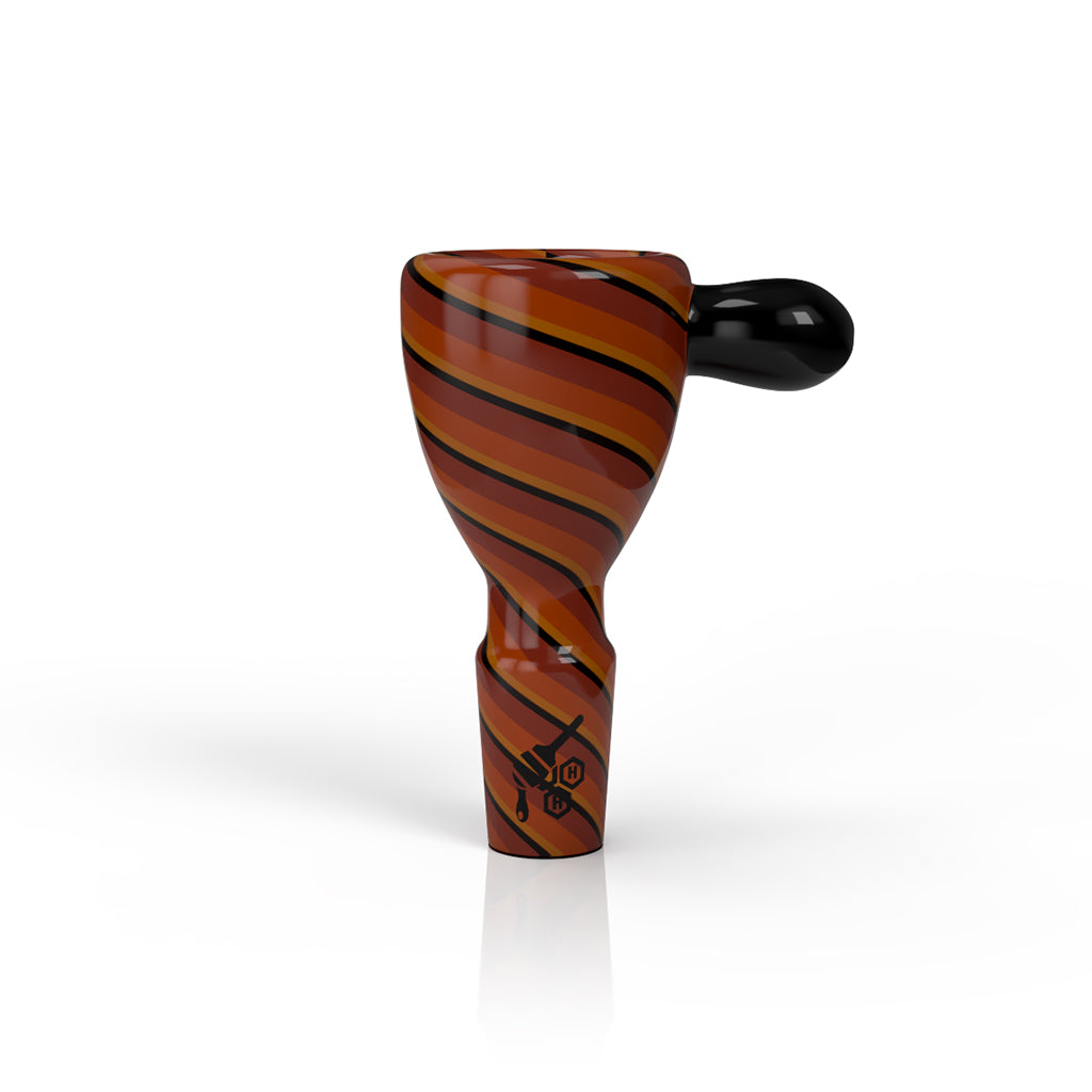 WIG WAG STRIPPED BONG BOWL PIECES 5 Different Color Options