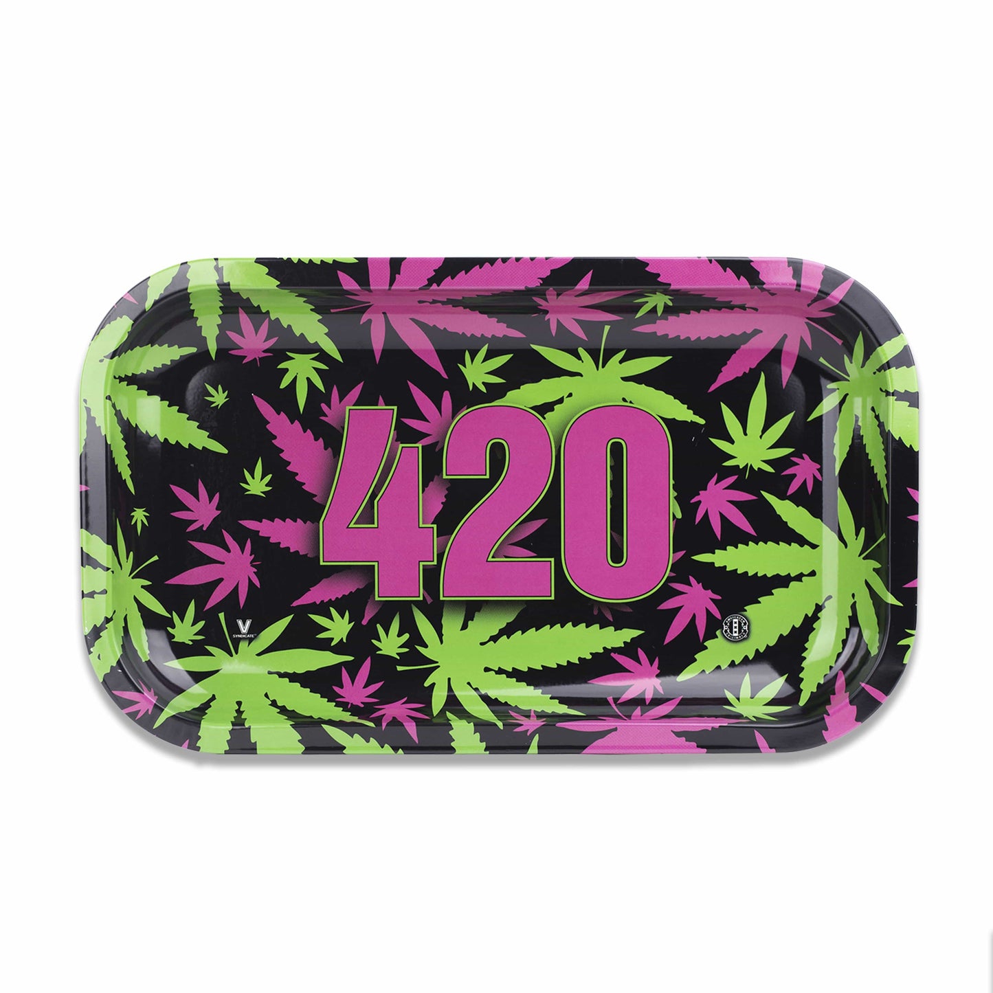 420 Retro Metal Rollin' Tray 2 Size Options
