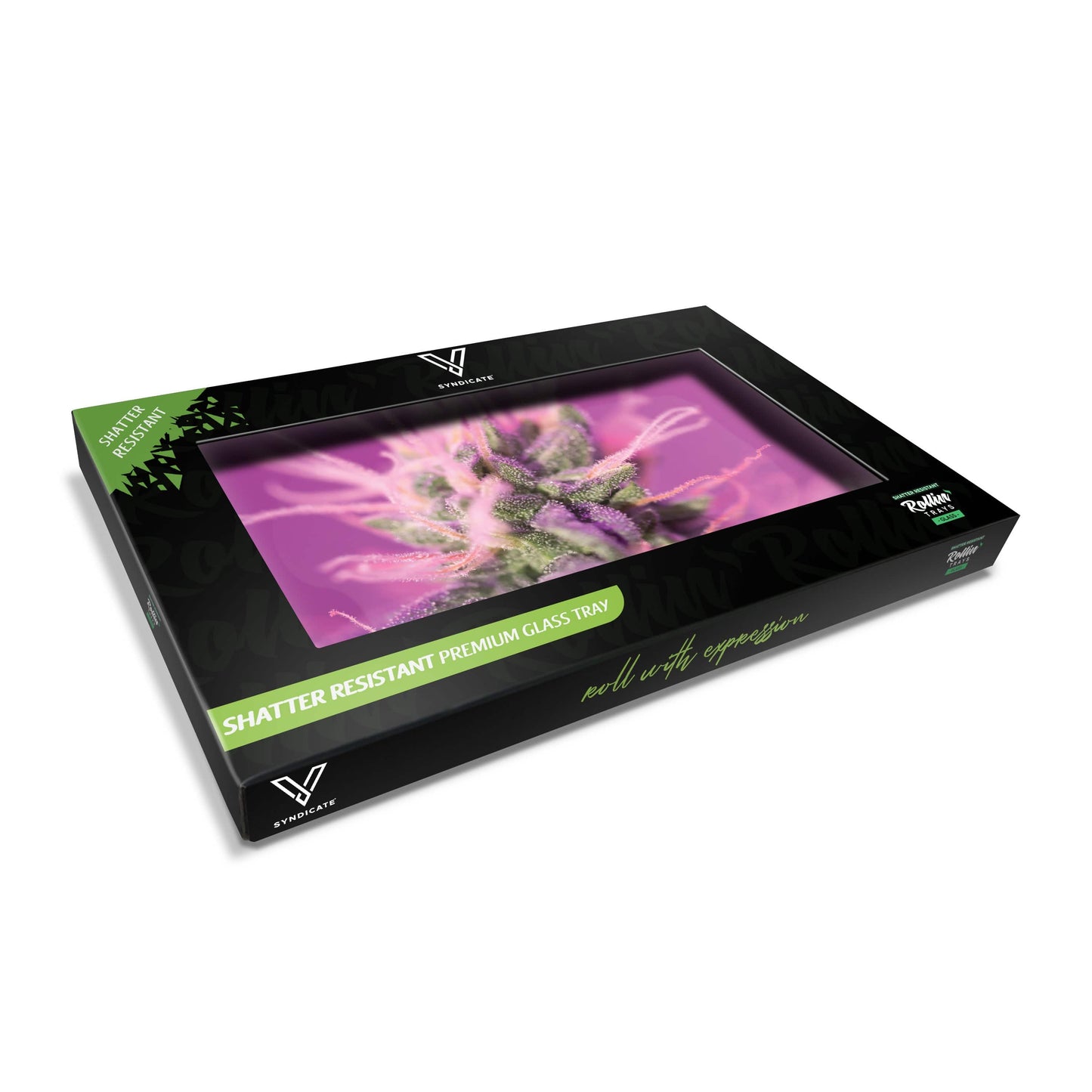 Pink Lemonade Glass Rollin' Tray 2 Size Options