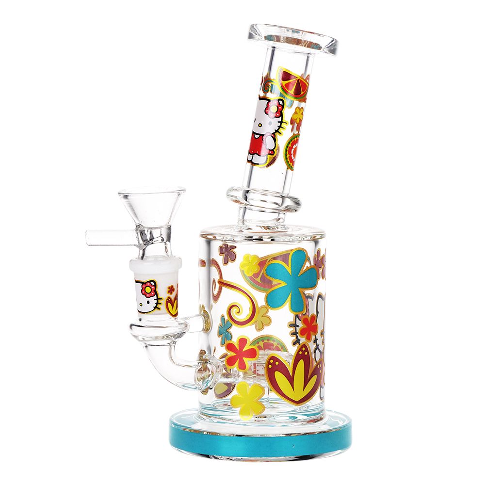 Salutations Kitty Glass Water Pipe | 6.25" | 14mm F