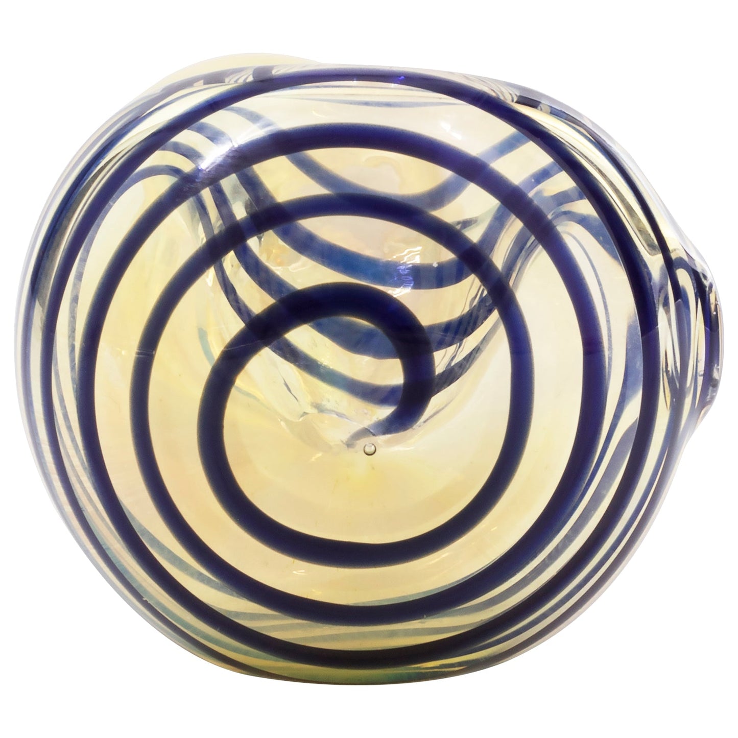 LA Pipes Spiral-Head Color Changing Glass Spoon Pipe 2 Sizes and 5 Color Options