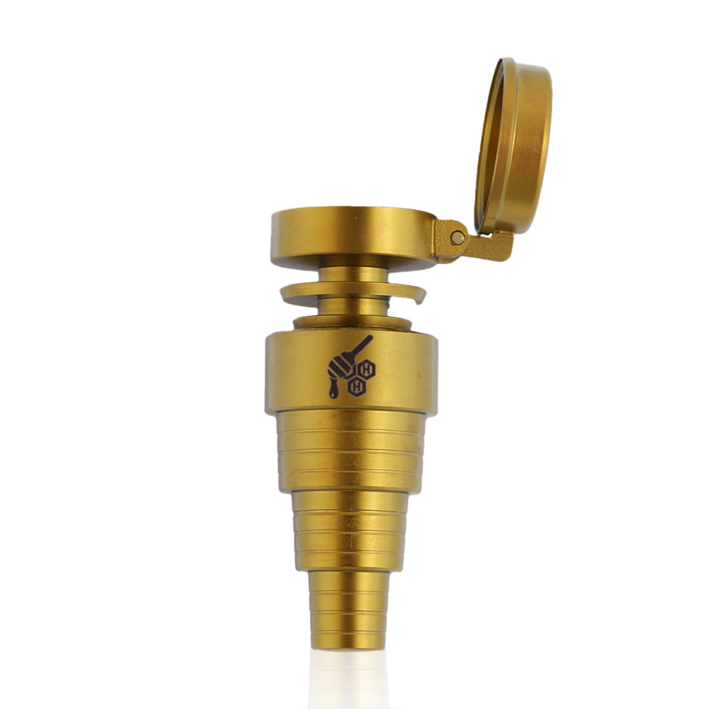 TITANIUM 6 IN 1 CARB CAP DAB NAIL 2 Color Options