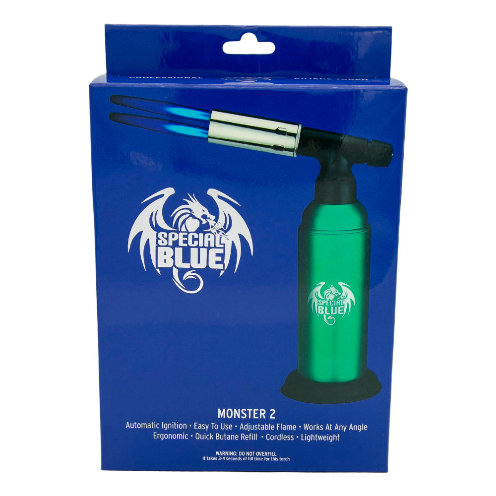 Special Blue Monster Pro 2 Torch Lighter | 8"  3 Color Options