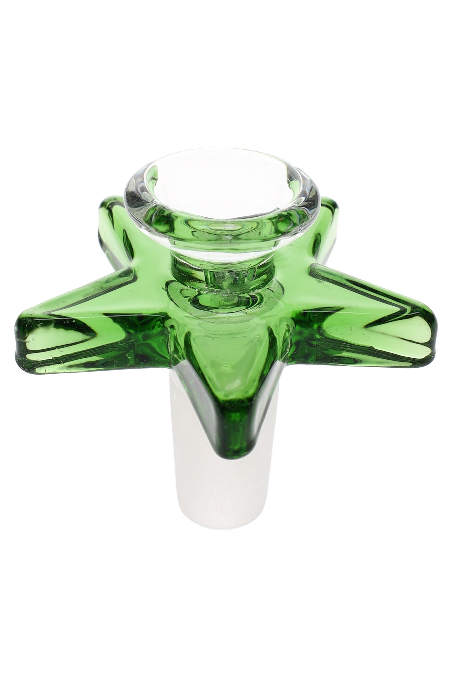 Colored Glass Star Bowl “Star Power” – 14.5 mm Male - 5 Color Options