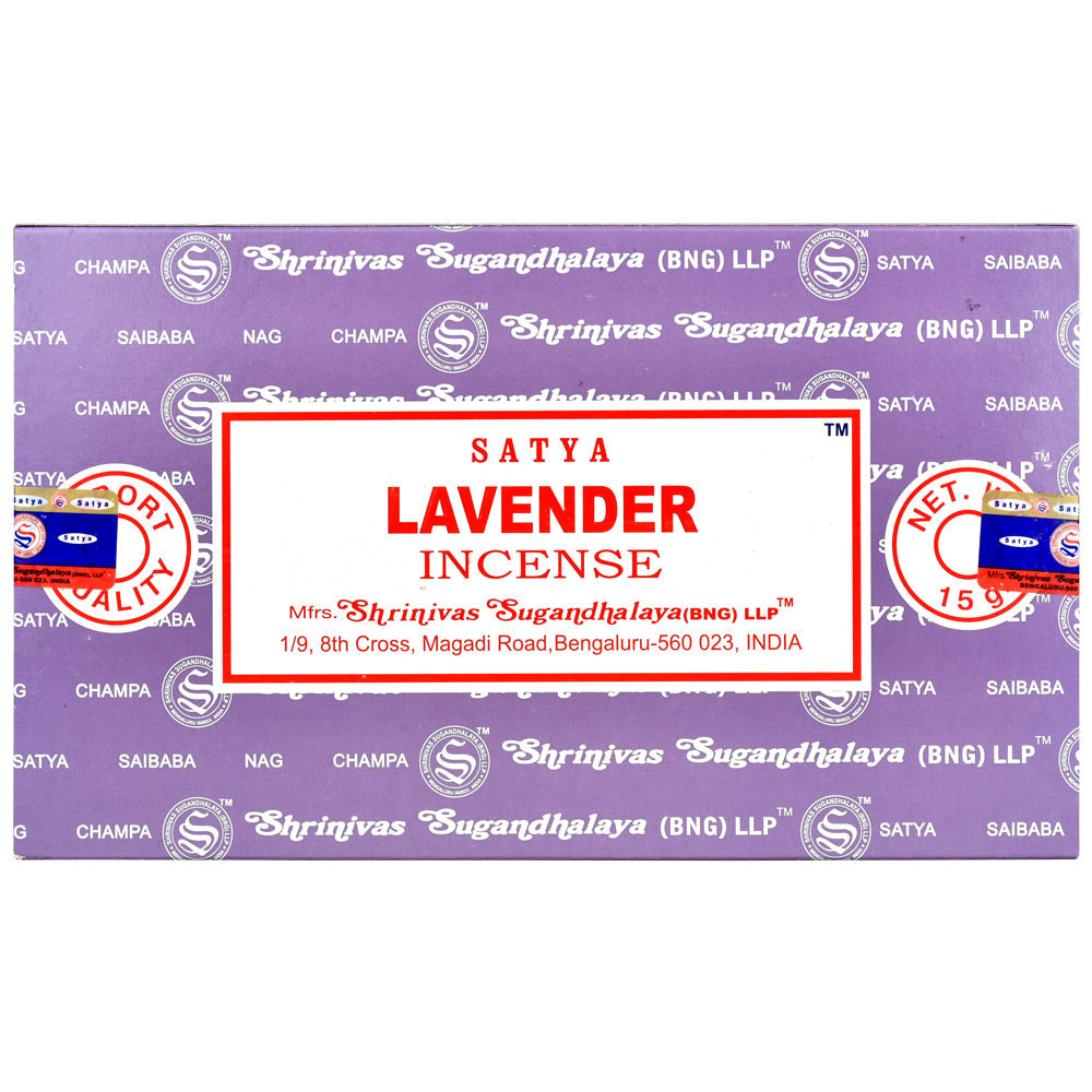 Satya 15g Incense Sticks | 12pk 19 Scent Options