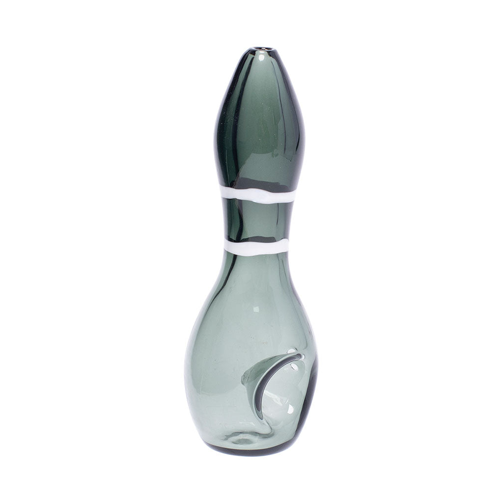 5-Inch Bowling Pin Hand Pipe - Durable Borosilicate Glass