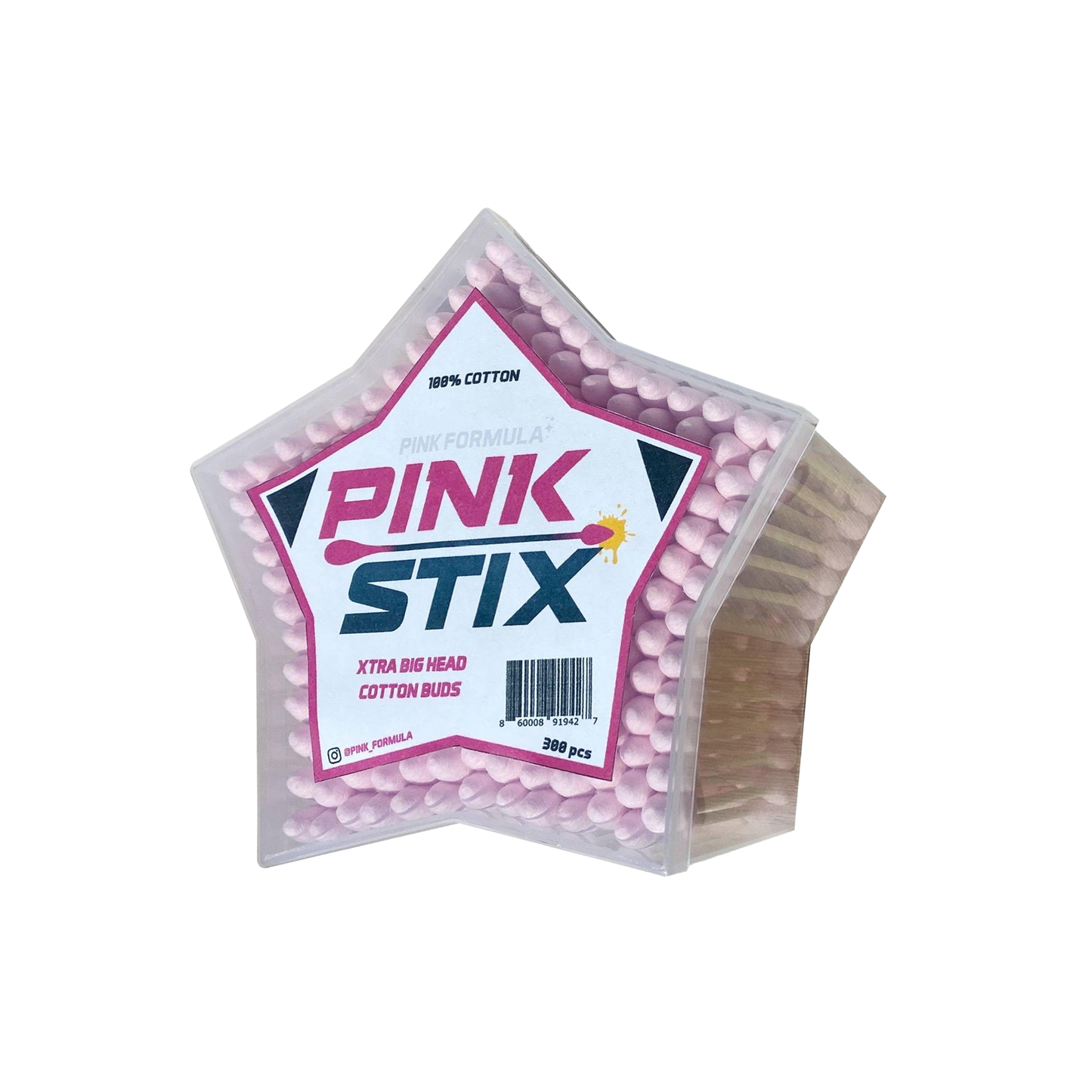 Pink Stix - XL Cotton Heads: Single Pack