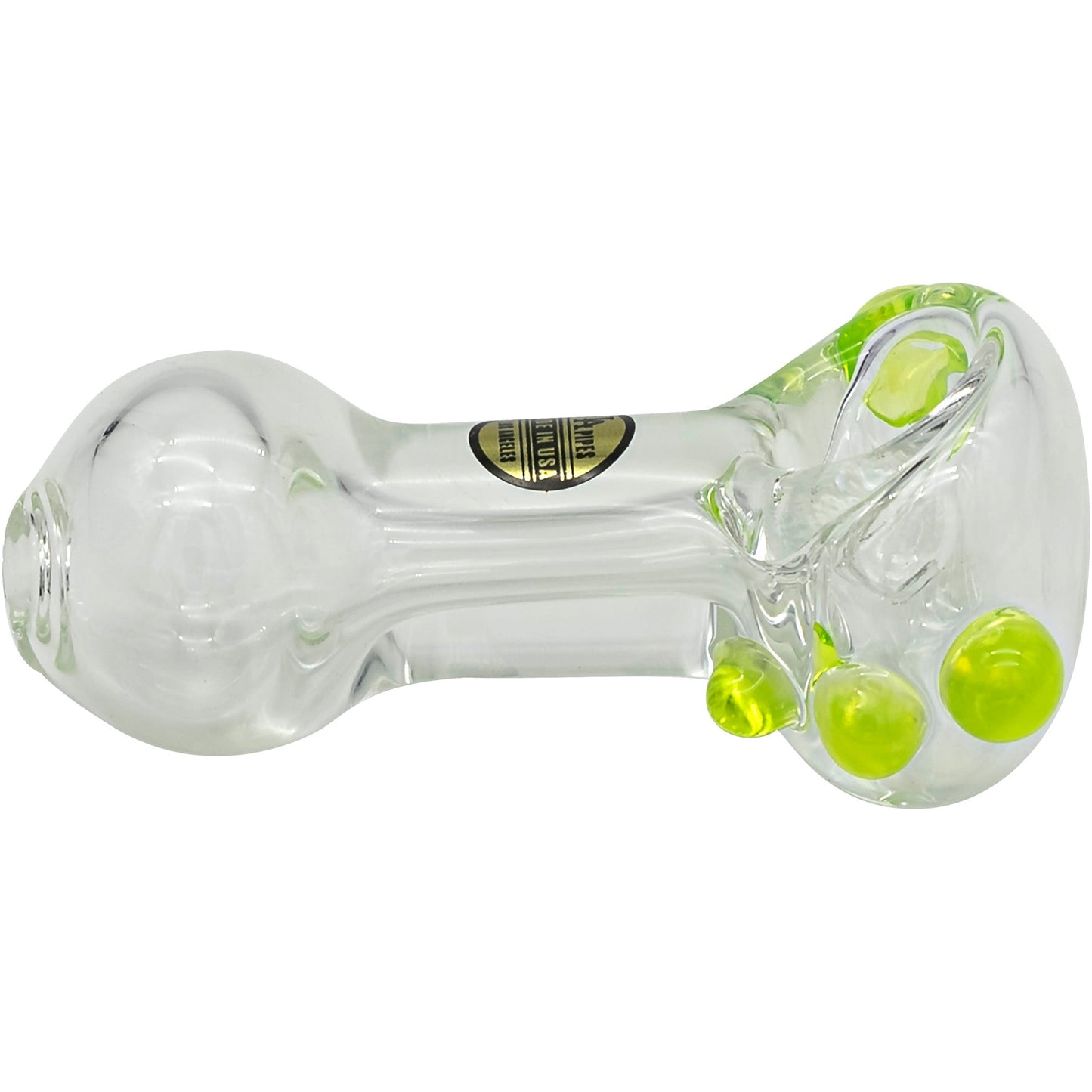 LA Pipes Thick Glass Spoon Pipe 4 Color Options