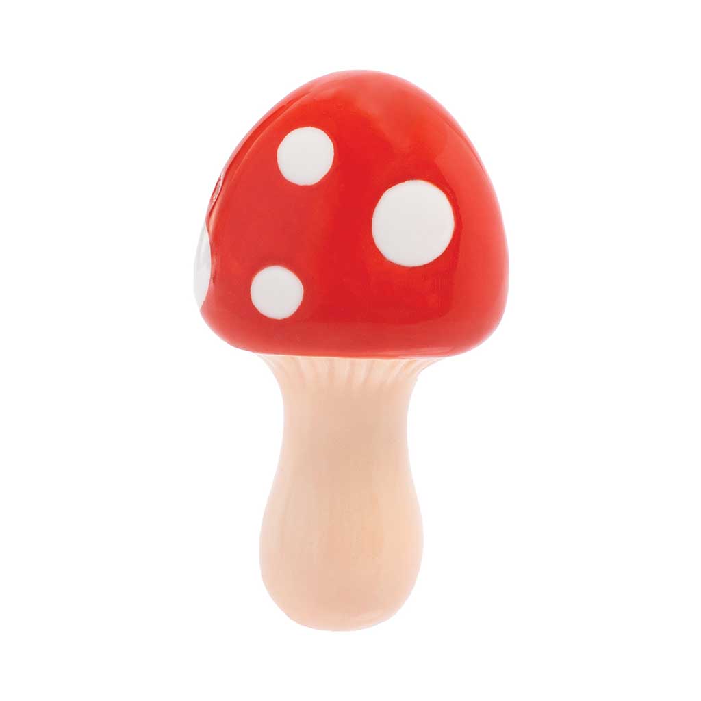 MUSHROOM CERAMIC PIPE - WACKY BOWLZ TWO DIFFERENT COLORS