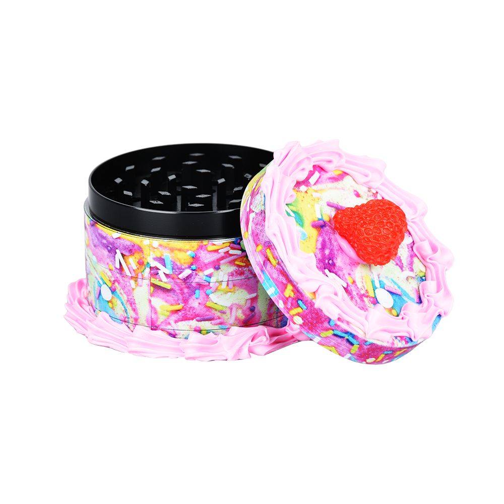 Birthday Cake Grinder | 4pc | 2.5" 4 Different Styles