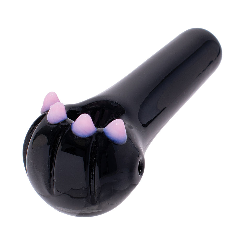 CAT PAW GLASS HAND PIPE MULTIPLE COLORS