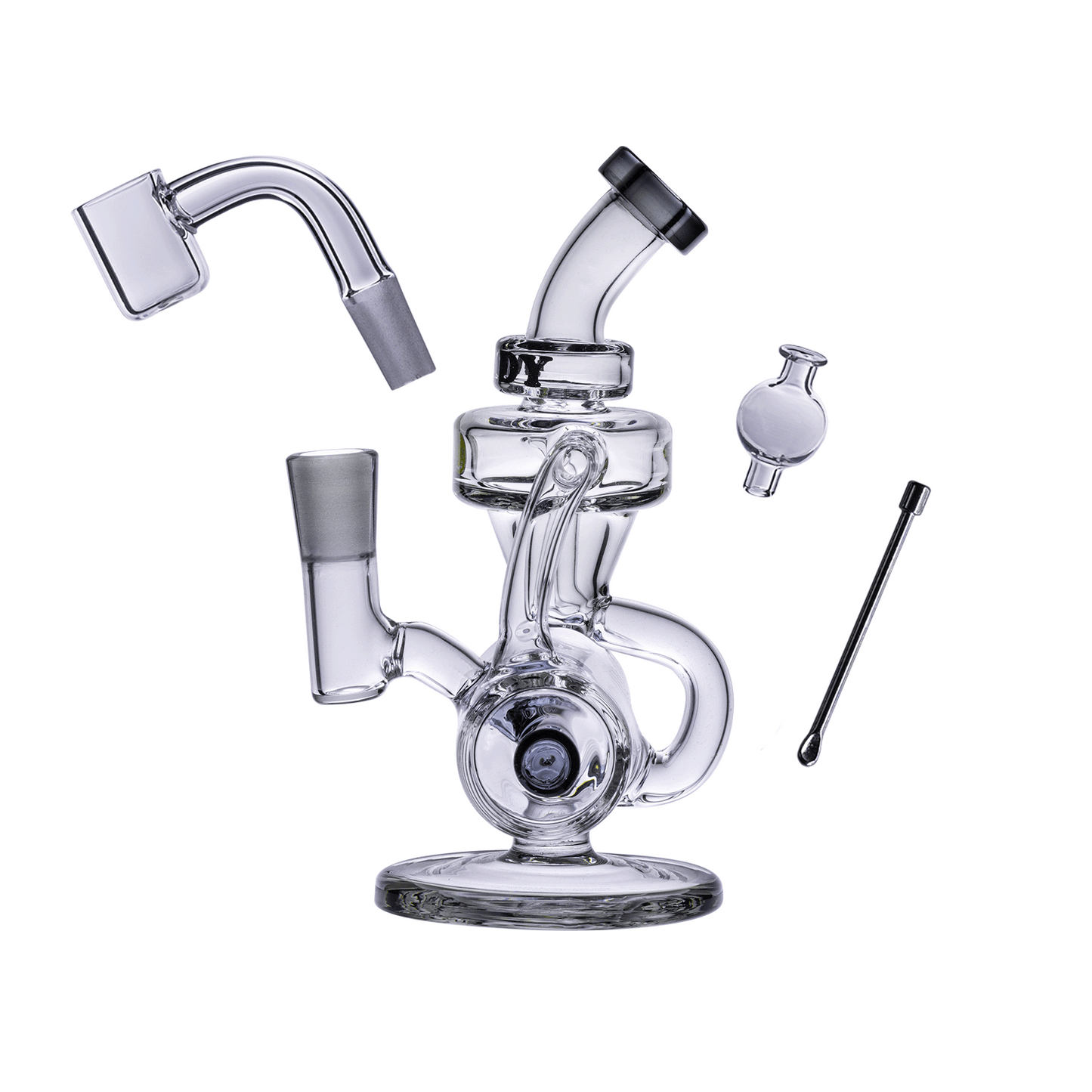 Goody Glass - Drummer Boy Mini Dab Rig 4-Piece Kit Different Color Options Available