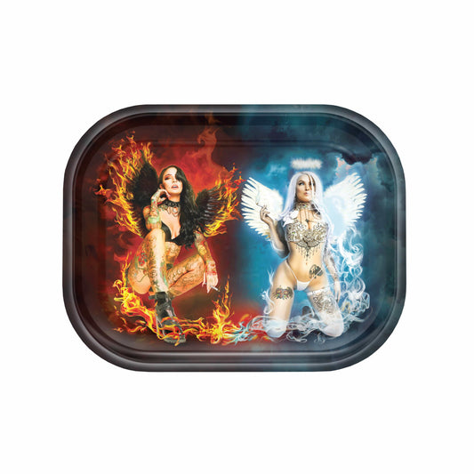 Devil vs Angel Hybrid Rollin' Tray 2 Size Options
