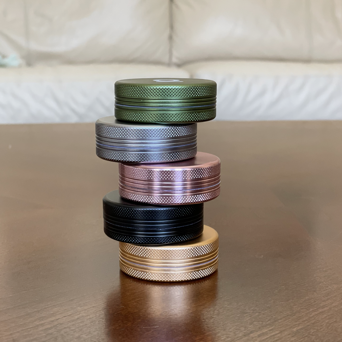 Ongronk 2 Piece Magnetic Grinder (50 mm) 5 Color Options
