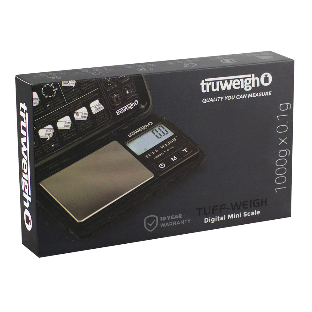 Truweigh Tuff-Weigh Mini Scale | 1000g x 0.1g 2 Color Options