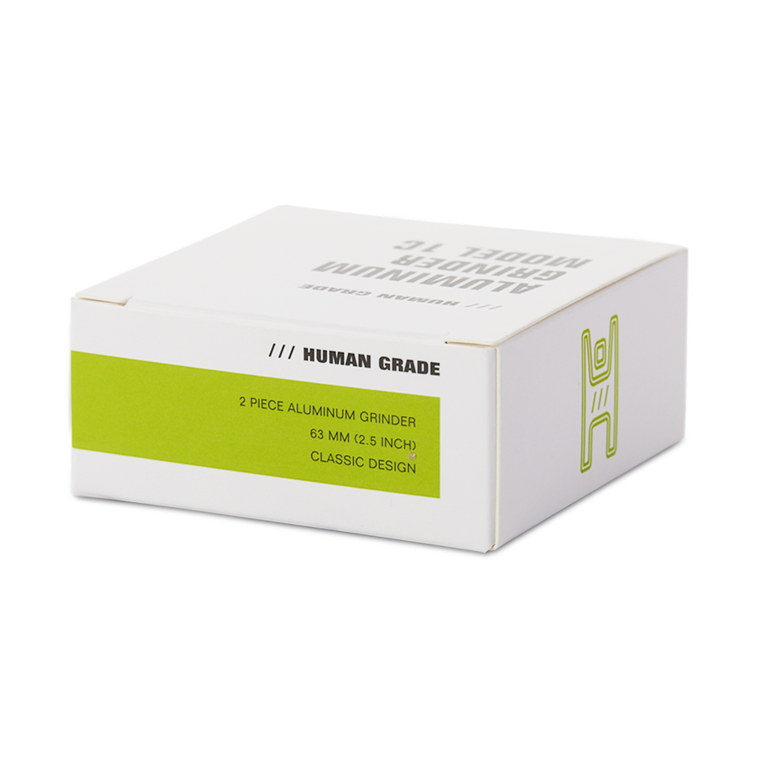 Human Grade Grinder 1C (2.5" 2-Piece) 6 Color Options