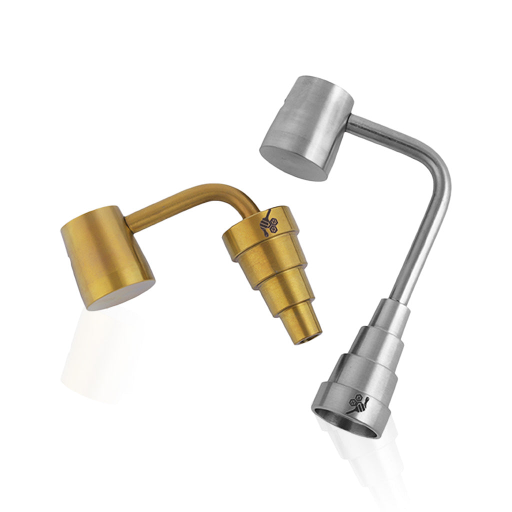 TITANIUM 6 IN 1 LONG NECK BANGER DAB NAIL 2 Color Options