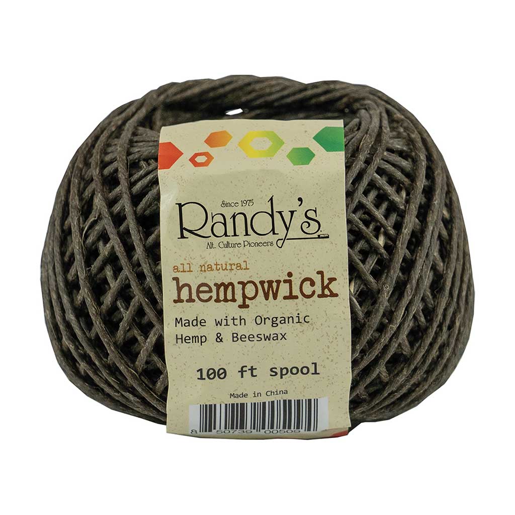 Randy's Hemp Wick Three Sizes Available