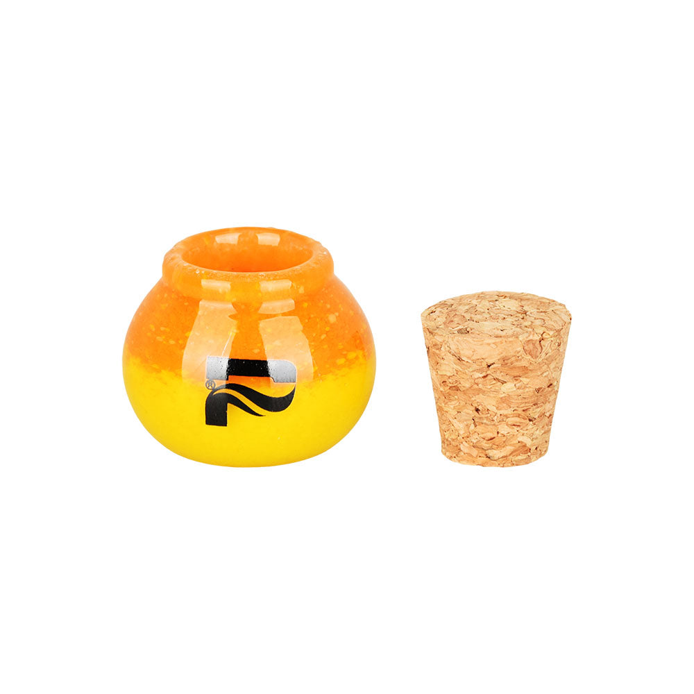 Pulsar Puff & Stash Glass Spoon Pipe & Jar | 2.5" 2 Color Options