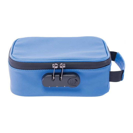 9IN X 6.5IN X 3.5 SMELLPROOF BAG - CLASSIC BLUE