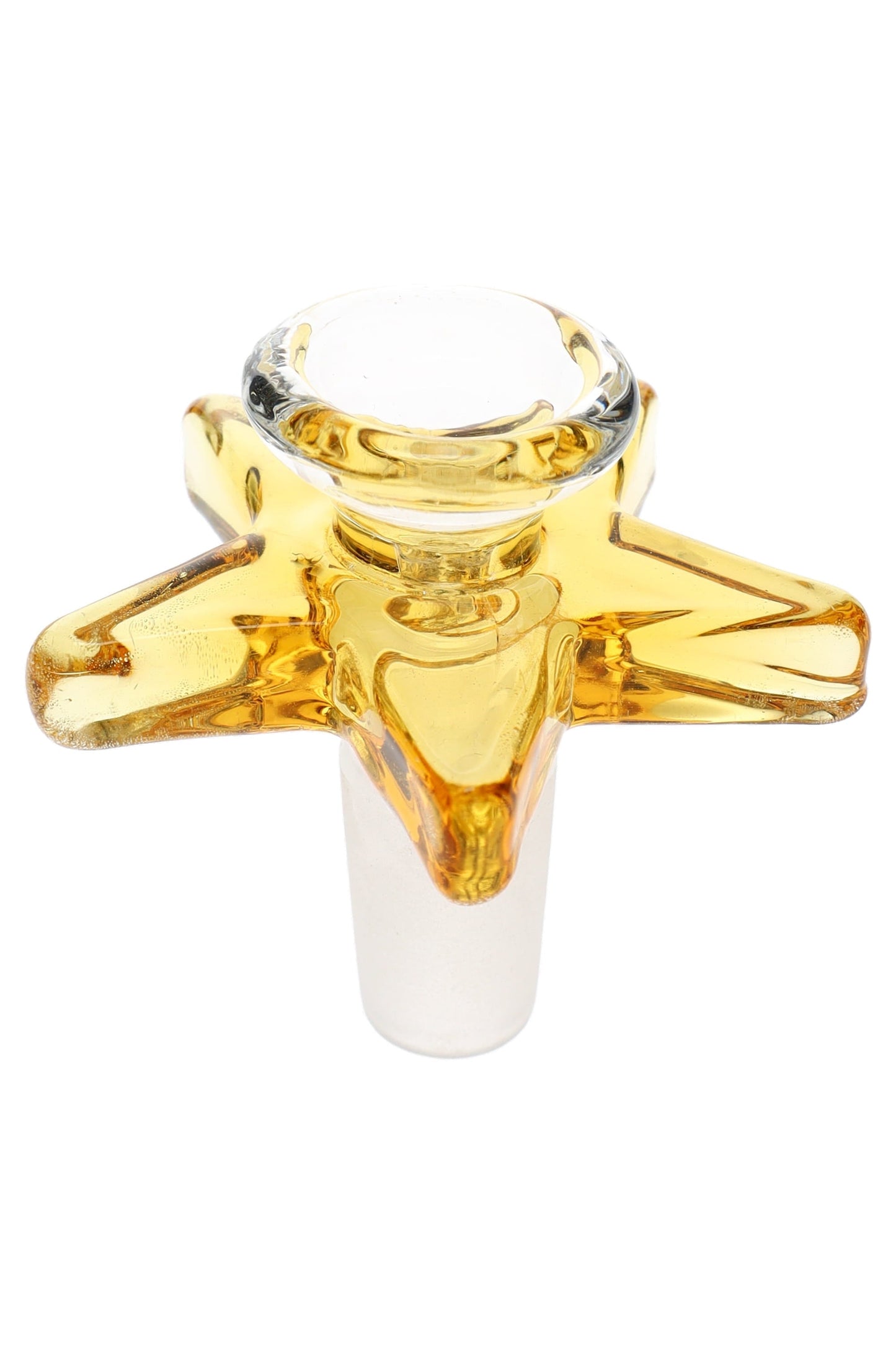 Colored Glass Star Bowl “Star Power” – 14.5 mm Male - 5 Color Options