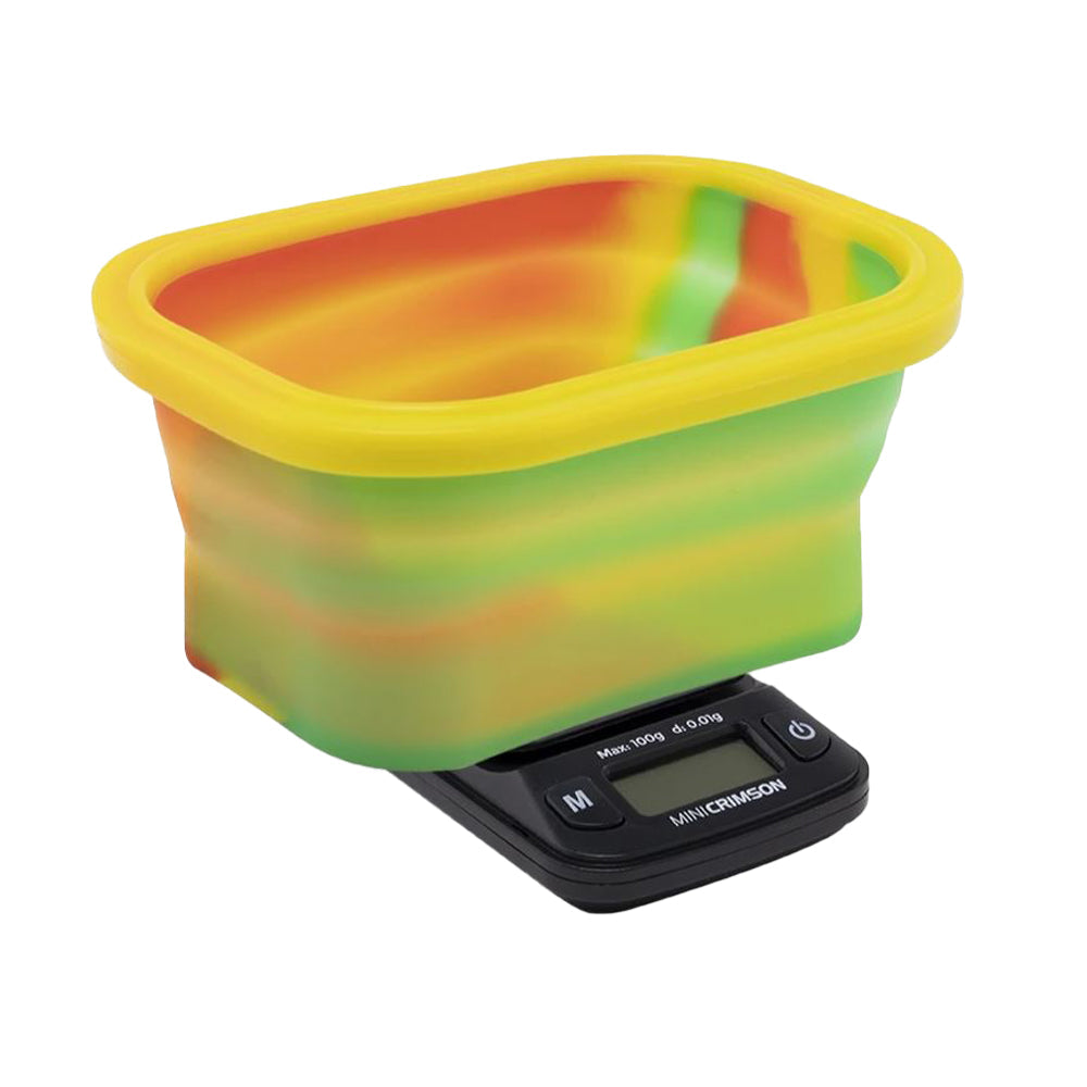 Truweigh Mini Crimson Collapsible Bowl Scale - 4 Color & 3 Weight Options