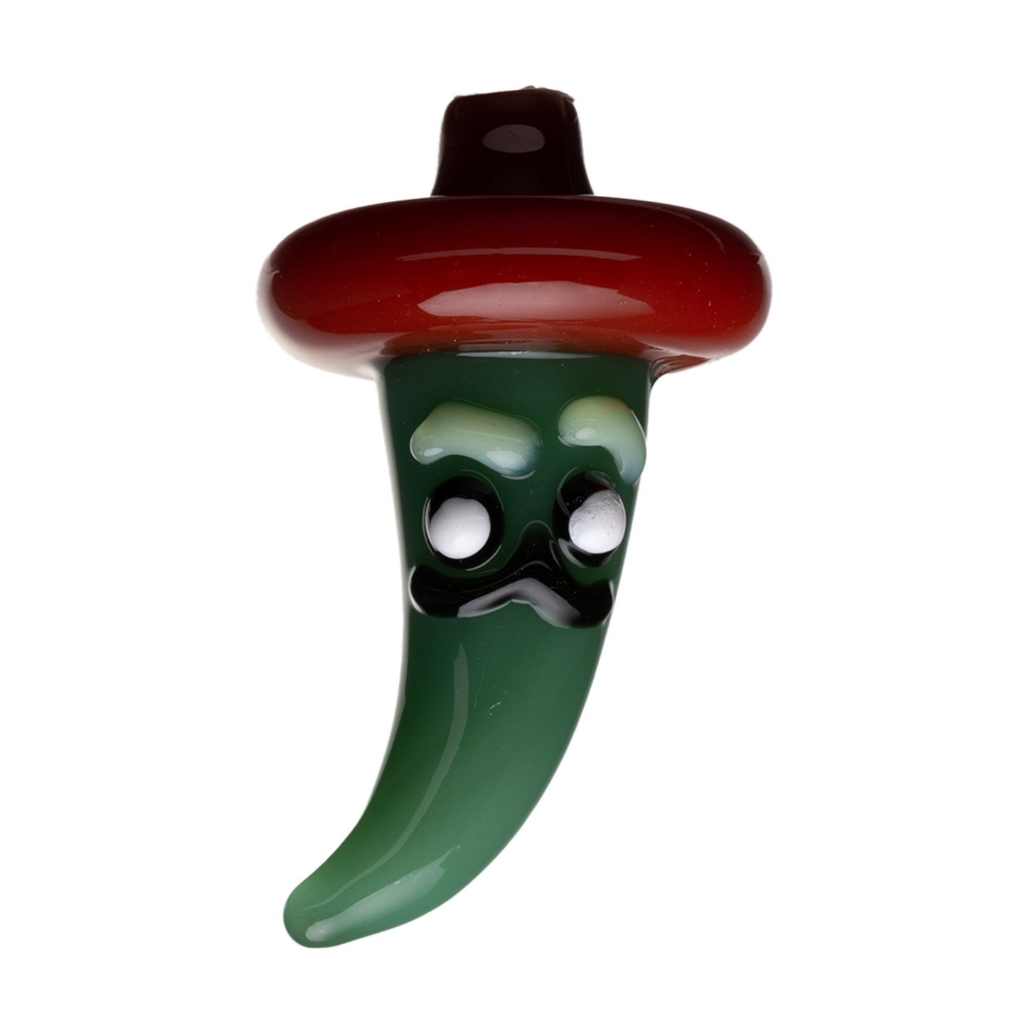 Human Grade Chili Pepper Glass Carb Cap 3 Color Options