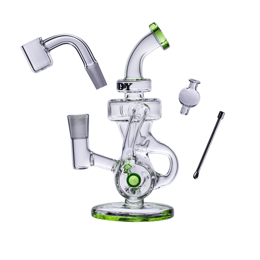 Goody Glass - Drummer Boy Mini Dab Rig 4-Piece Kit Different Color Options Available