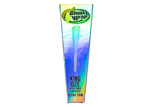 Orginal Blunt Wrap Ultra Thin Rice Cones King Size 30 pc display