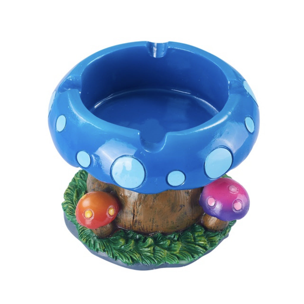 Trippy Mushroom Forest Resin Ashtray - 4 Color Options